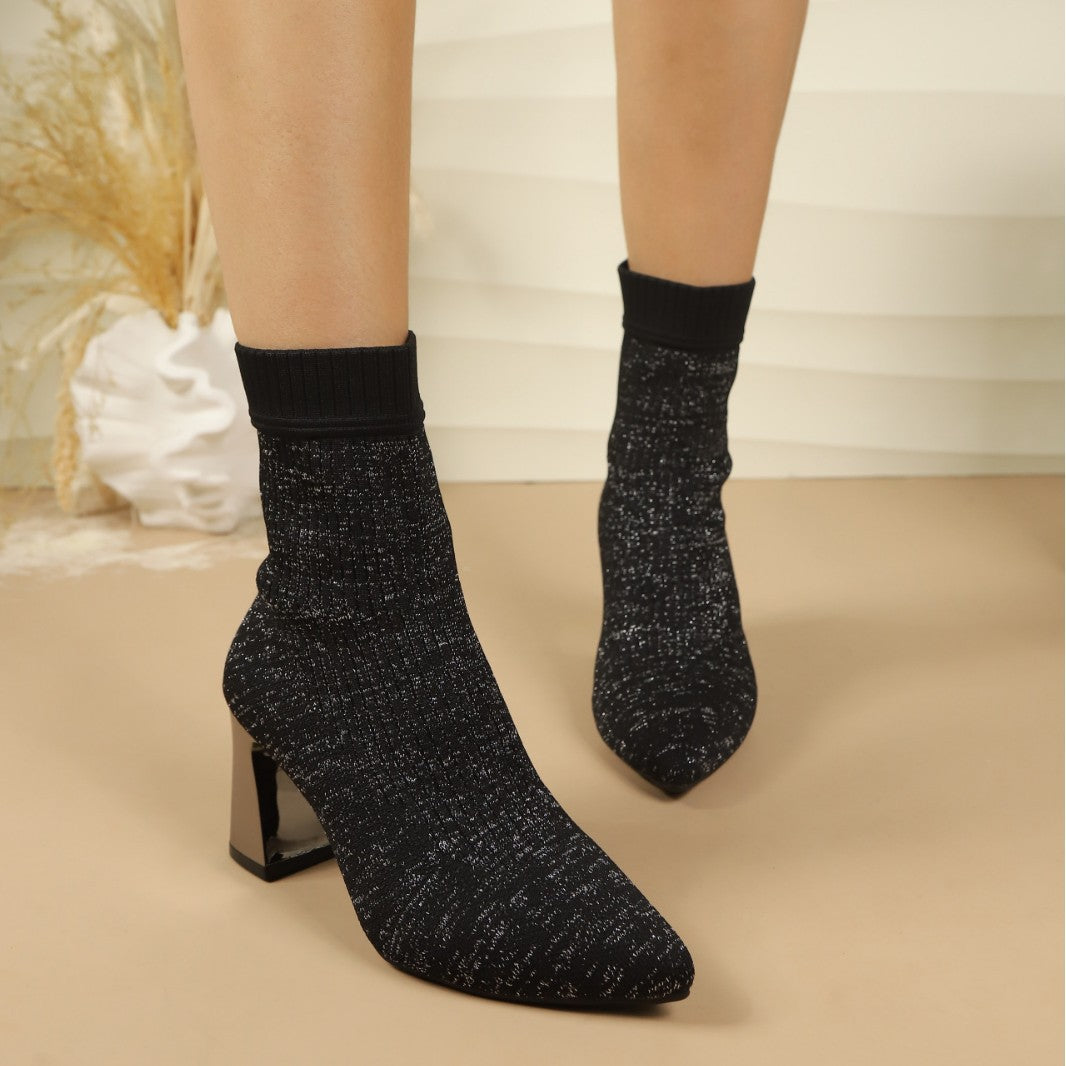 Ladies Elegant Ankle Boots Mune Fashion