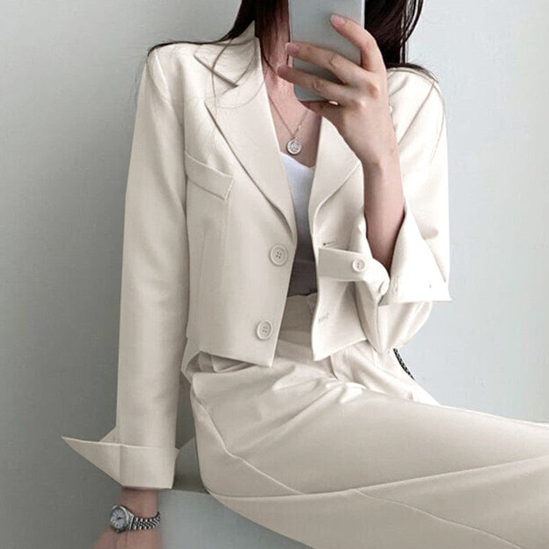 Women's Wide Cut High-Waisted Pants Mune Fashion