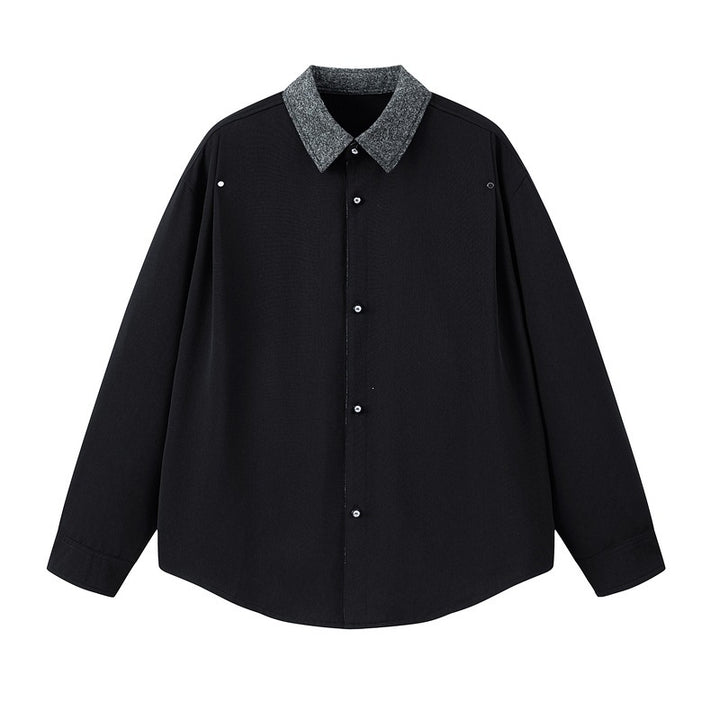Women's Elegant Blouse with Stand Collar Mune Fashion