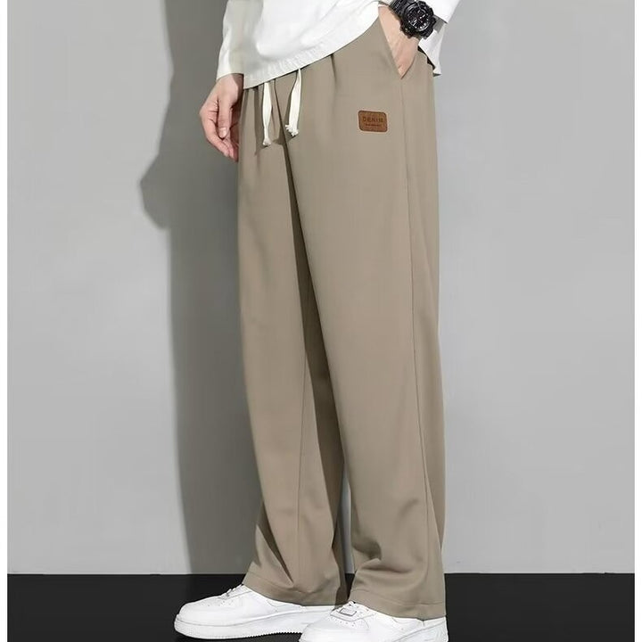 Men's Comfortable Casual Pants with Elastic Waistband Mune Fashion
