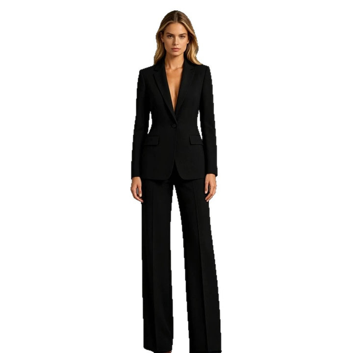 Women's Elegant Suit with Wide Leg