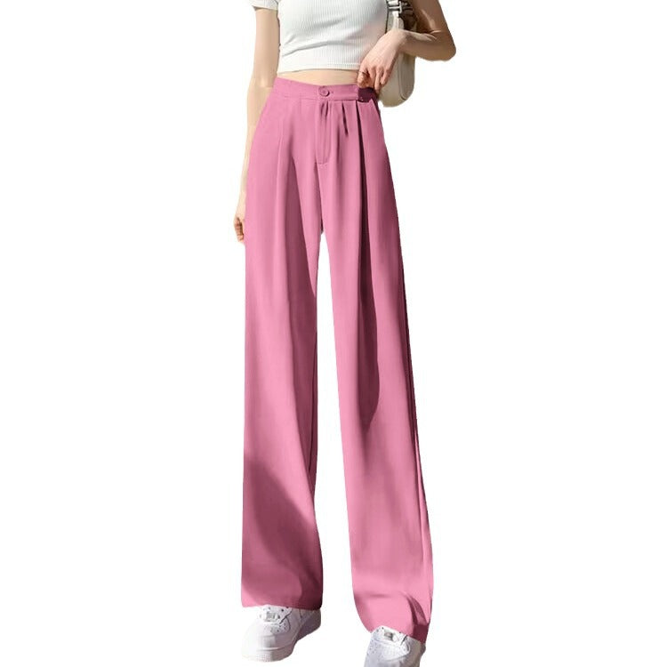 Women's Loose-Fitting Fabric Pants Mune Fashion