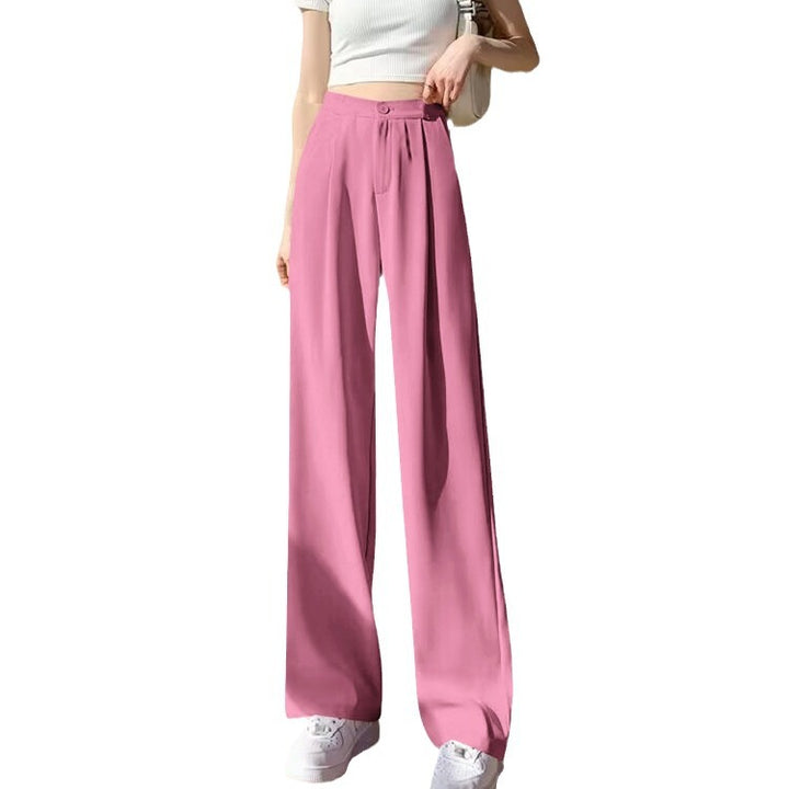 Women's Loose-Fitting Fabric Pants Mune Fashion