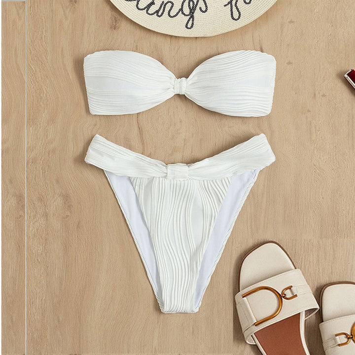 Women's bandeau bikini with decorative wrap detail Mune Fashion