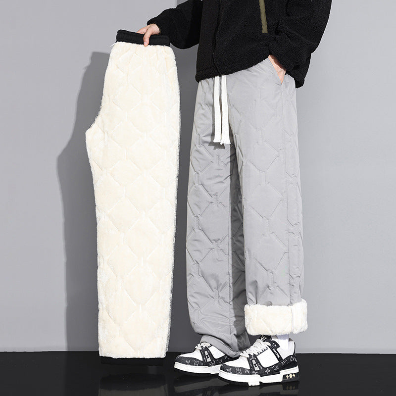 Women’s fashionable and warm quilted leisure pants