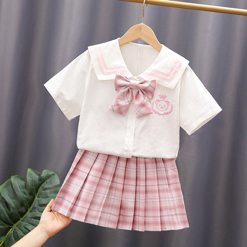 Girls School Uniform Set Mune Fashion
