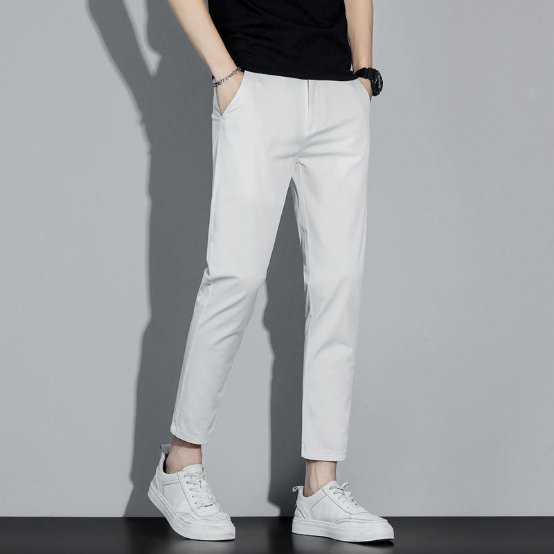 Men's elegantly cut casual pants with practical pockets Mune Fashion