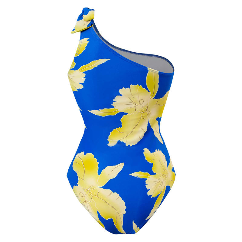 Women’s bikini set with asymmetric top and elegant wrap skirt Mune Fashion