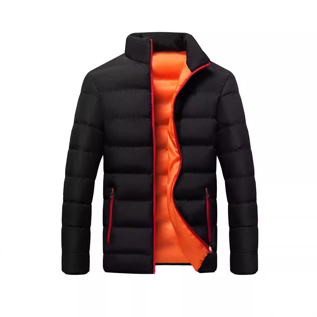 Men's lightweight quilted thermo quilted jacket with contrasting inner lining Mune Fashion