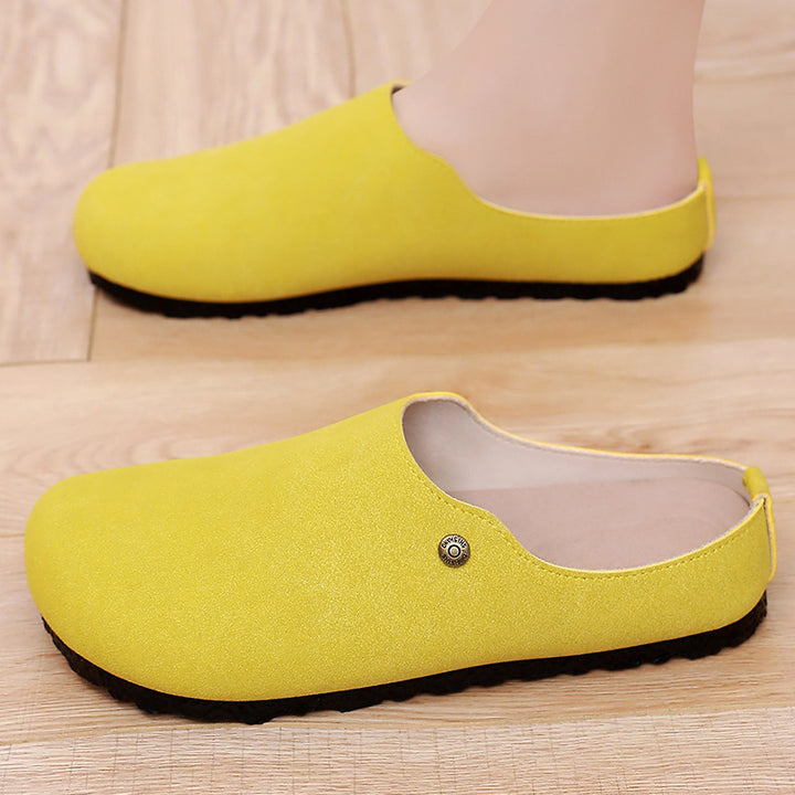 Women’s lightweight slip-on clog with ergonomic footbed and non-slip profile sole Mune Fashion