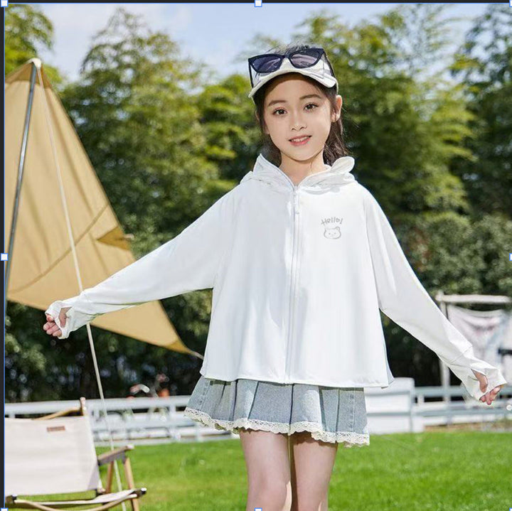 Girl Breathable UV Protection Jacket Mune Fashion