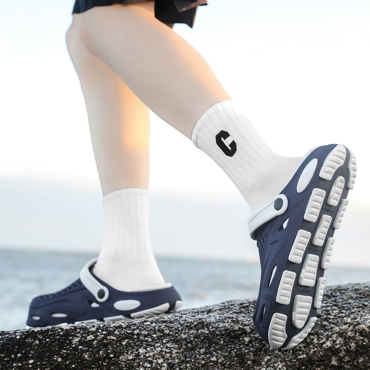 Men's Breathable Clogs with Adjustable Strap Mune Fashion