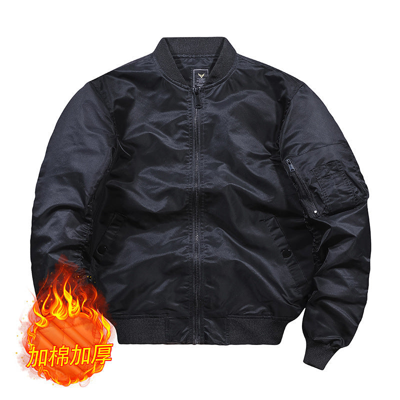 Men's bomber jacket in pilot style with water-repellent nylon shell and sleeve utility pocket Mune Fashion