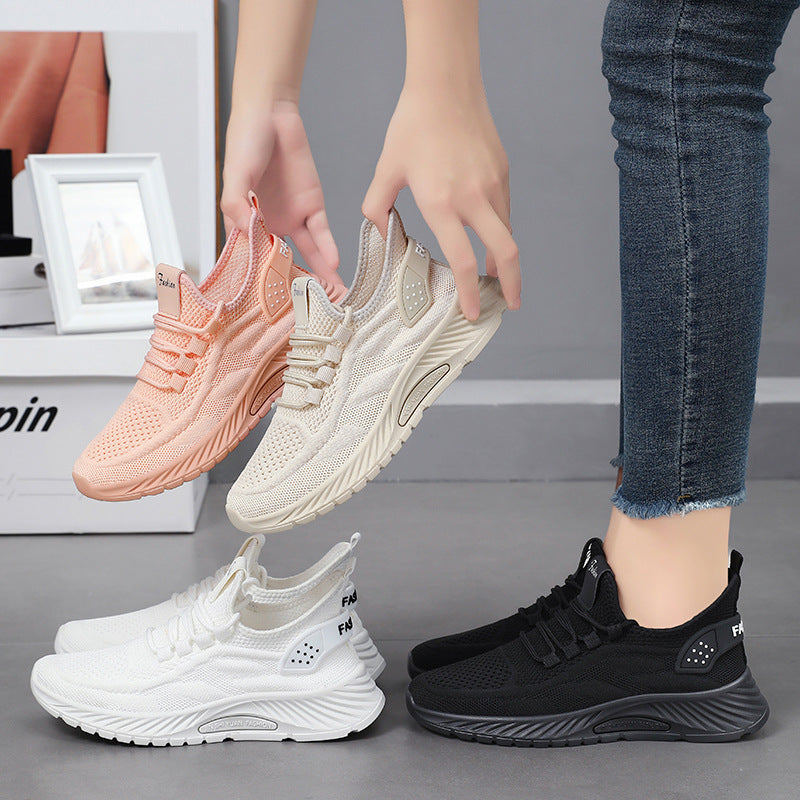 Women's fashionable performance knitting trainer with orthopedic insole and cushioned profile outsole Mune Fashion
