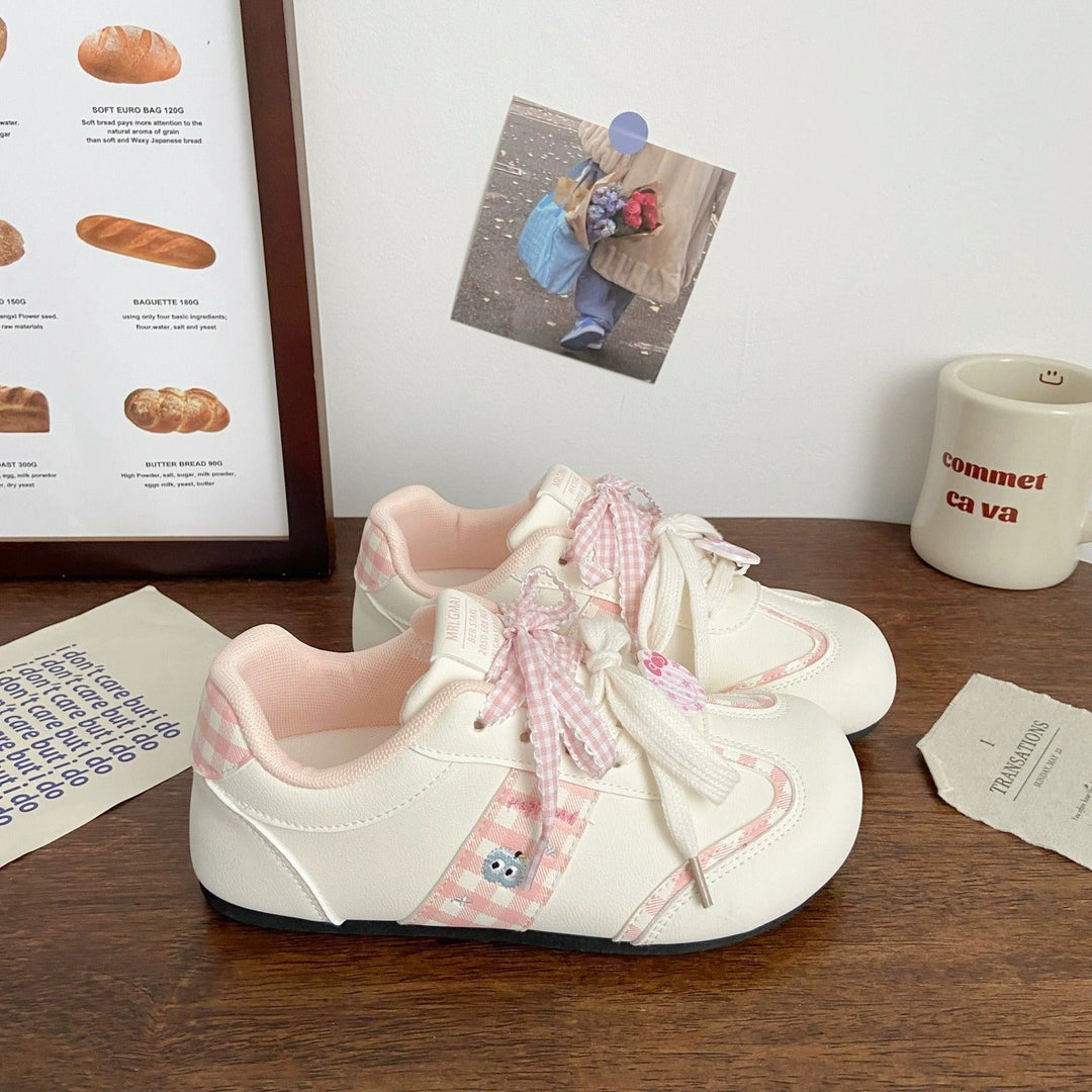 Women's Comfortable Sneakers with Playful Bow Details Mune Fashion