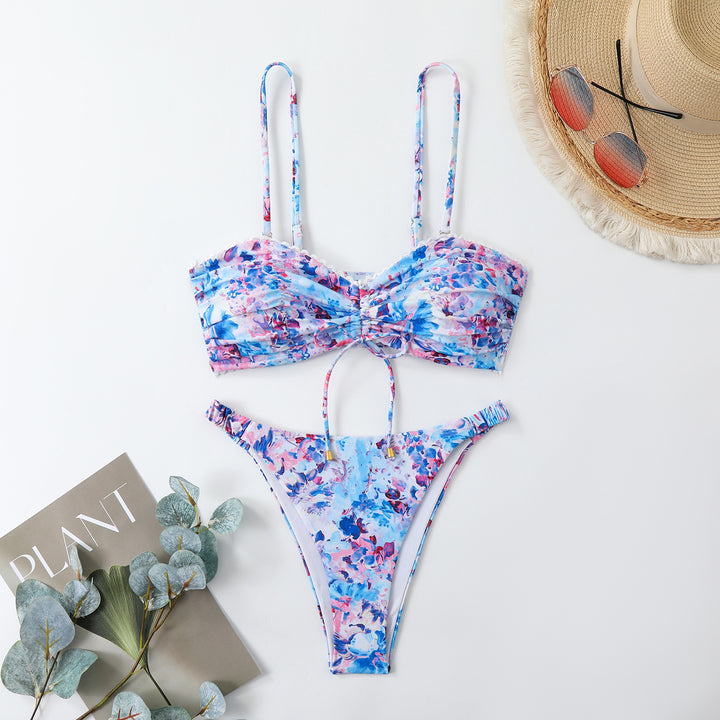 Women Bandeau Bikini with refined ruffle details Mune Fashion