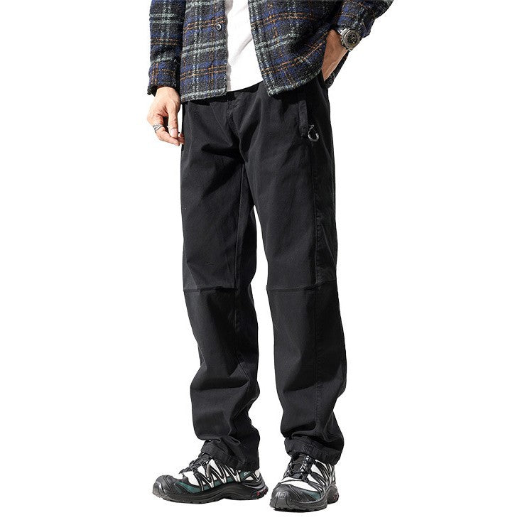 Men's utility cargo pants with knee inserts, D-ring and straight leg Drune