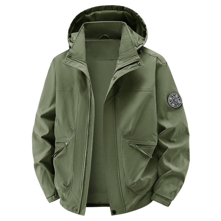 Men's Technical Weather Jacket with Removable Hood Mune Fashion
