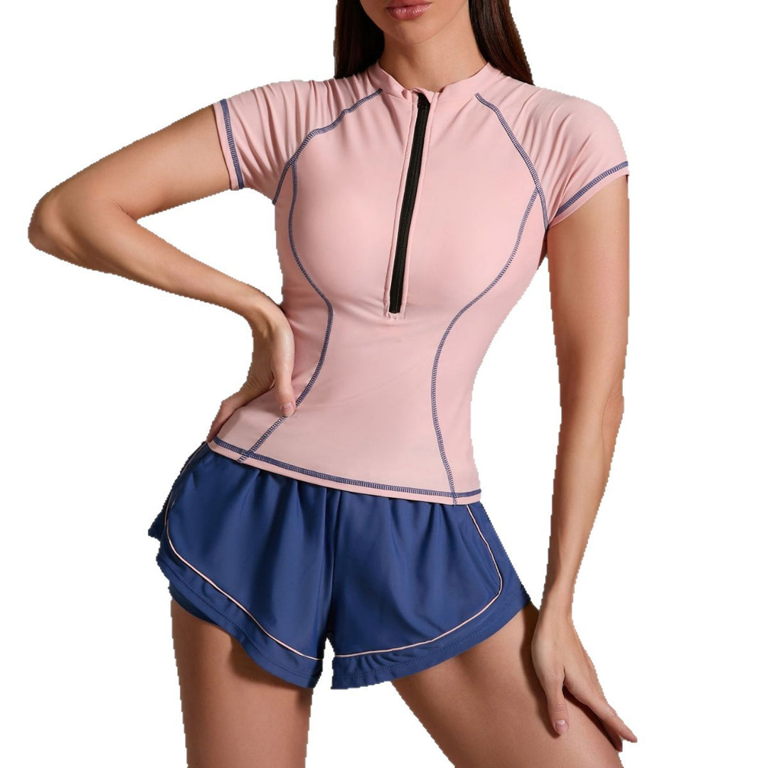 Damen Sportliches Oberteil und Shorts Set Echo Archiv