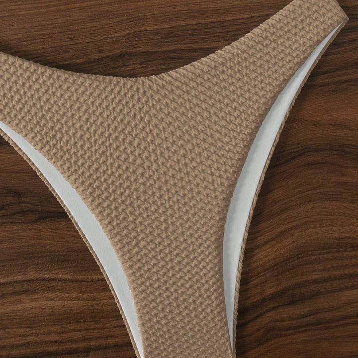 Women's bandeau bikini with textured material Mune Fashion