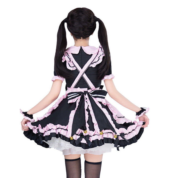 Girls playful costume dress with ruffles and cat ears Mune Fashion