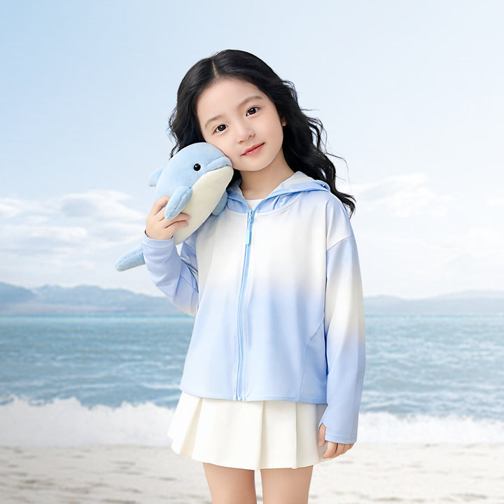 Children's sun protection jacket with hood and breathable fabric Mune Fashion