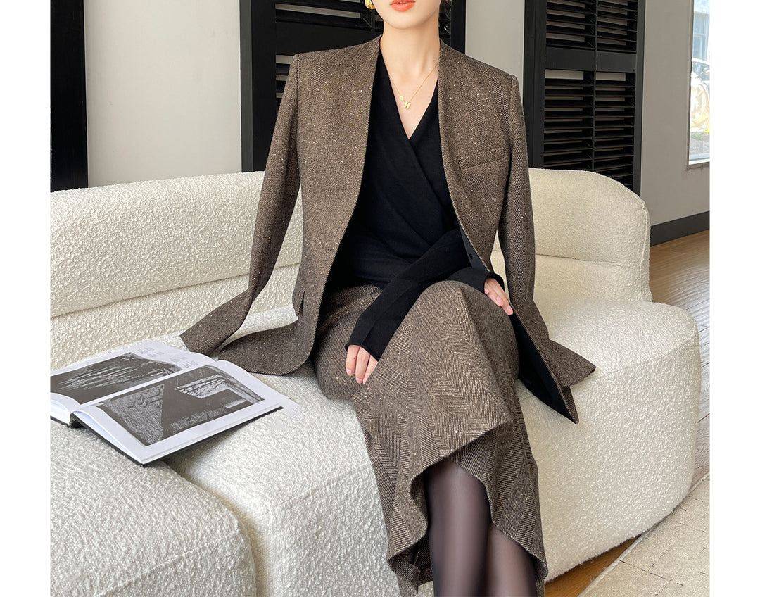 Women Elegant Two-Piece with Chic Cut Mune Fashion