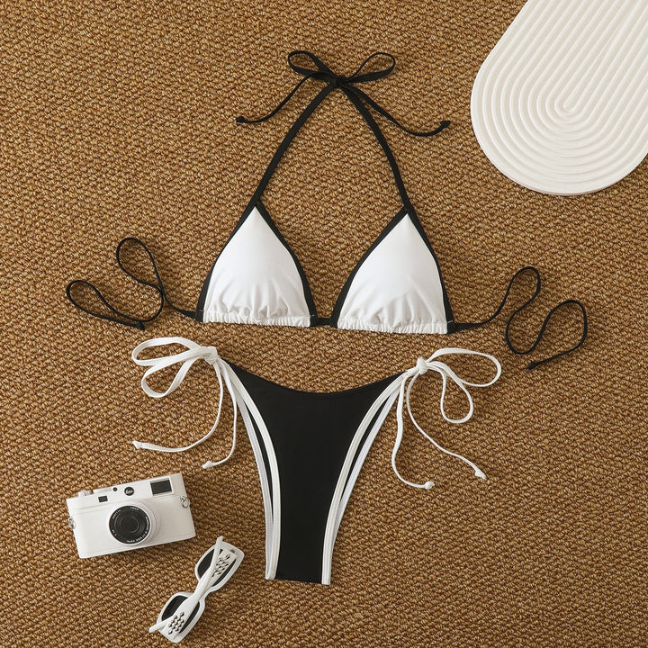 Ladies Triangle Bikini with elegant bows Mune Fashion