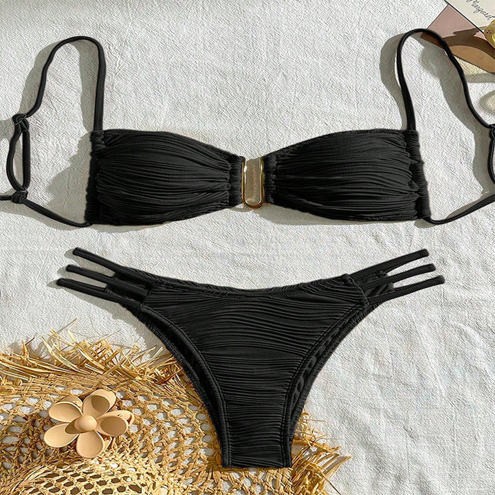 Women Push-Up Bikini with sophisticated ruffle details Mune Fashion