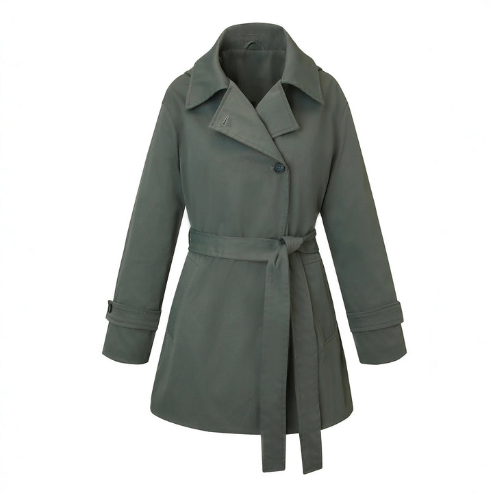 Women Elegant and Timeless Trench Coat Mune Fashion