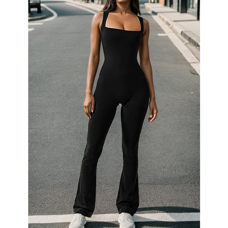 Women's fitness jumpsuit with a figure-hugging cut Mune Fashion