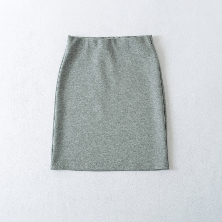 Women's Fitted Jersey Pencil Skirt with High Waist and Stretchy Comfort Material Mune Fashion