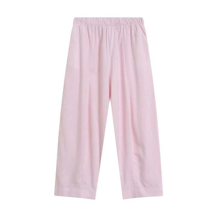 Women's Wide Culotte Pants with Elastic Waist and Straight Hem Mune Fashion