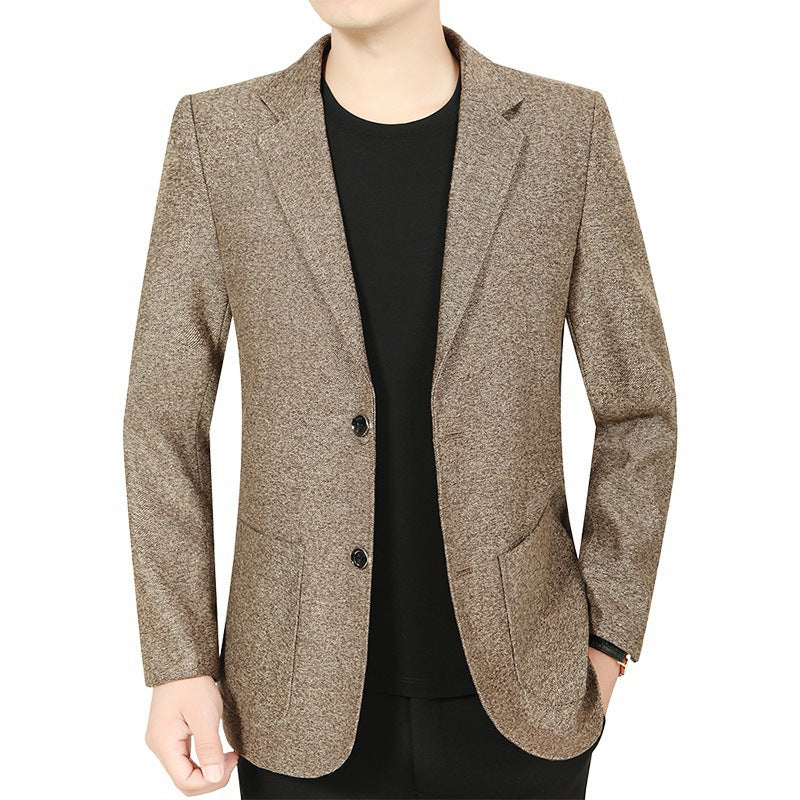 Men's Glencheck Blazer Slim Fit made of wool blend with subtle overcheck Mune Fashion