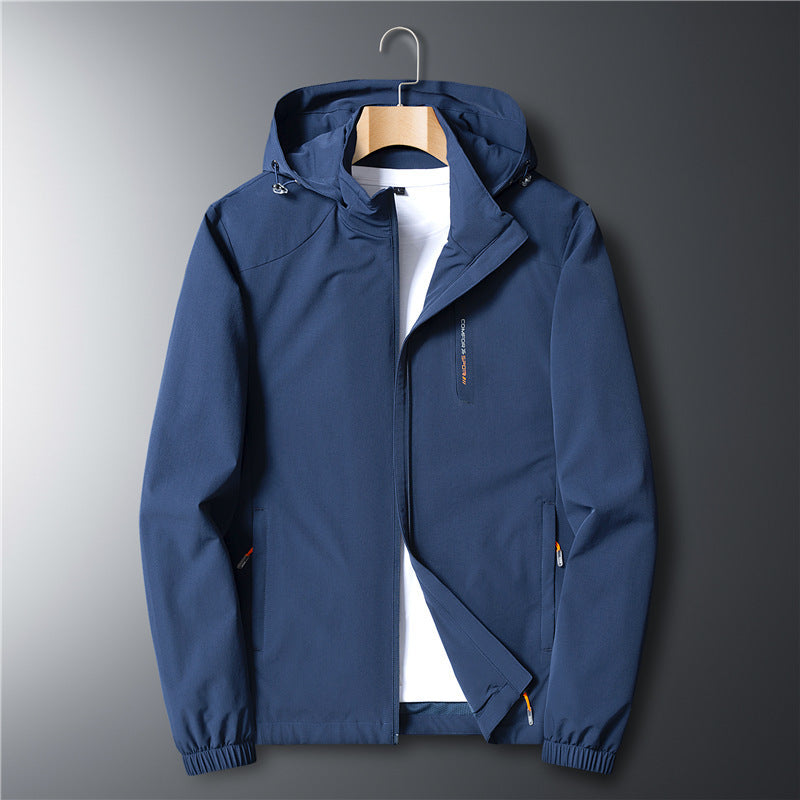 Men's lightweight softshell jacket with windproof membrane and zip pockets Mune Fashion