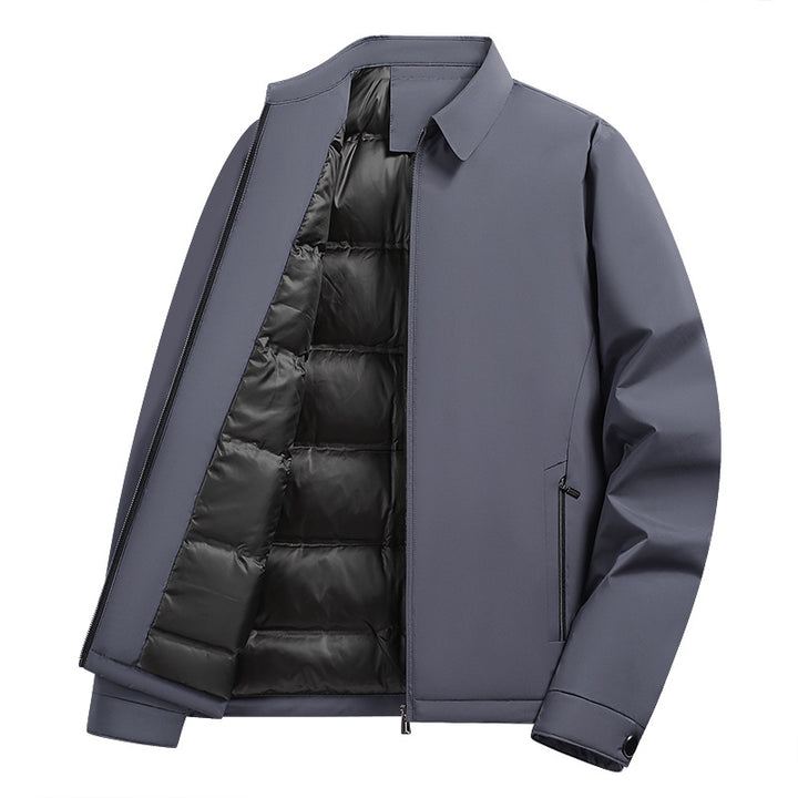Men's Fashionable Transitional Jacket with High Collar Mune Fashion