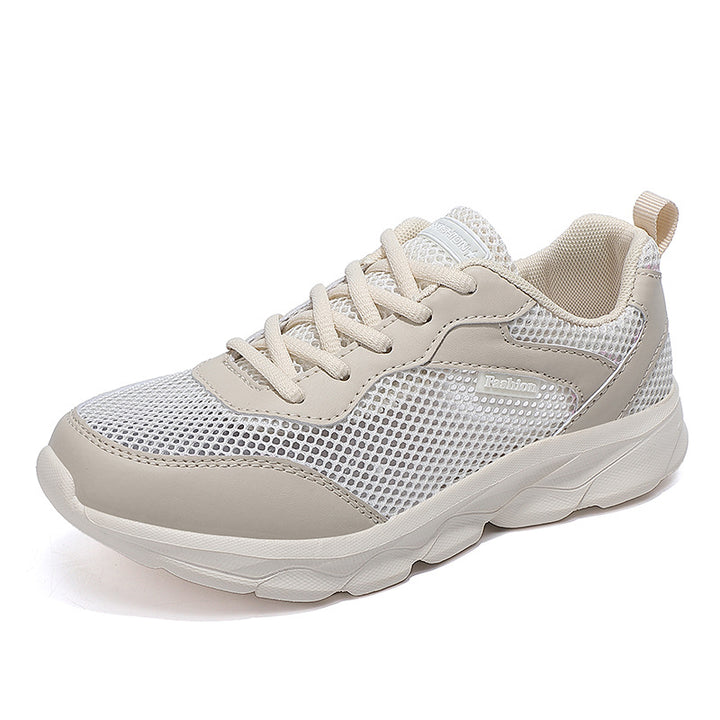 Women nan lightweight everyday and travel sneakers with airy mesh structure, cushioning lightweight sole and heel loop Mune Fashion