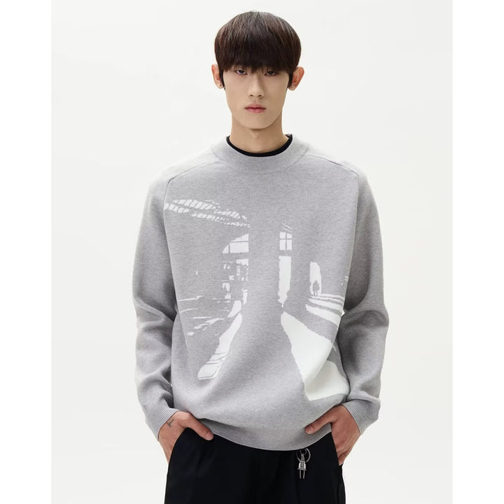 Men's Fashionable Sweater with Graphic Design Mune Fashion