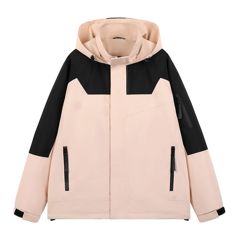Men's water-repellent technical urban hoodie jacket with ergonomic hood, concealed zipper, and seam-sealed utility pockets Mune Fashion