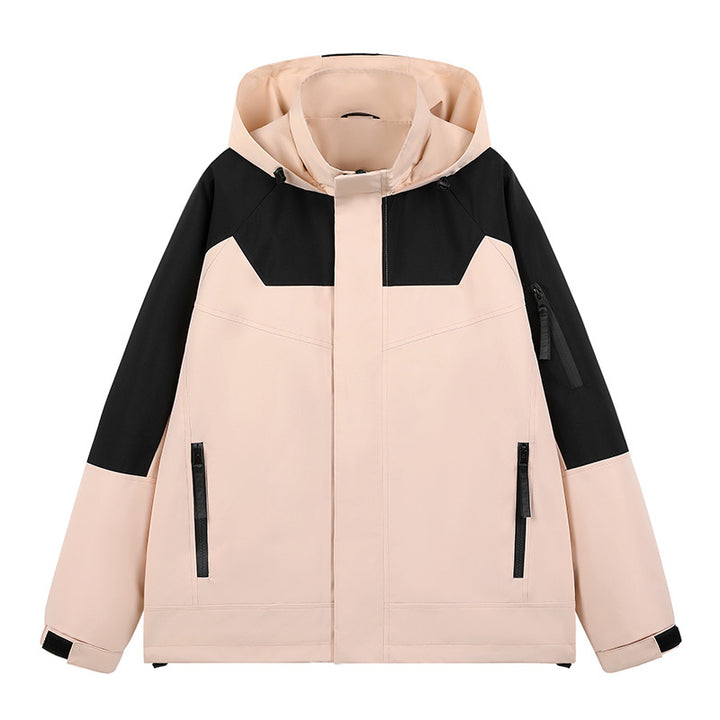 Men's water-repellent technical urban hoodie jacket with ergonomic hood, concealed zipper, and seam-sealed utility pockets Mune Fashion