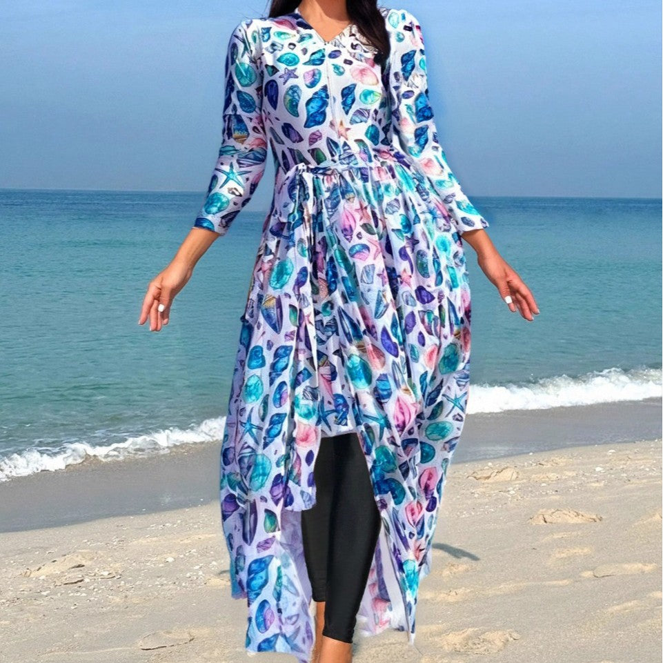 Women’s beach dress with asymmetrical cut Mune Fashion