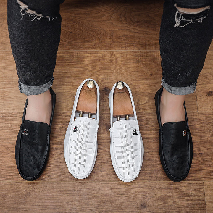 Men's Elegant Moccasins made of Soft Leather Mune Fashion