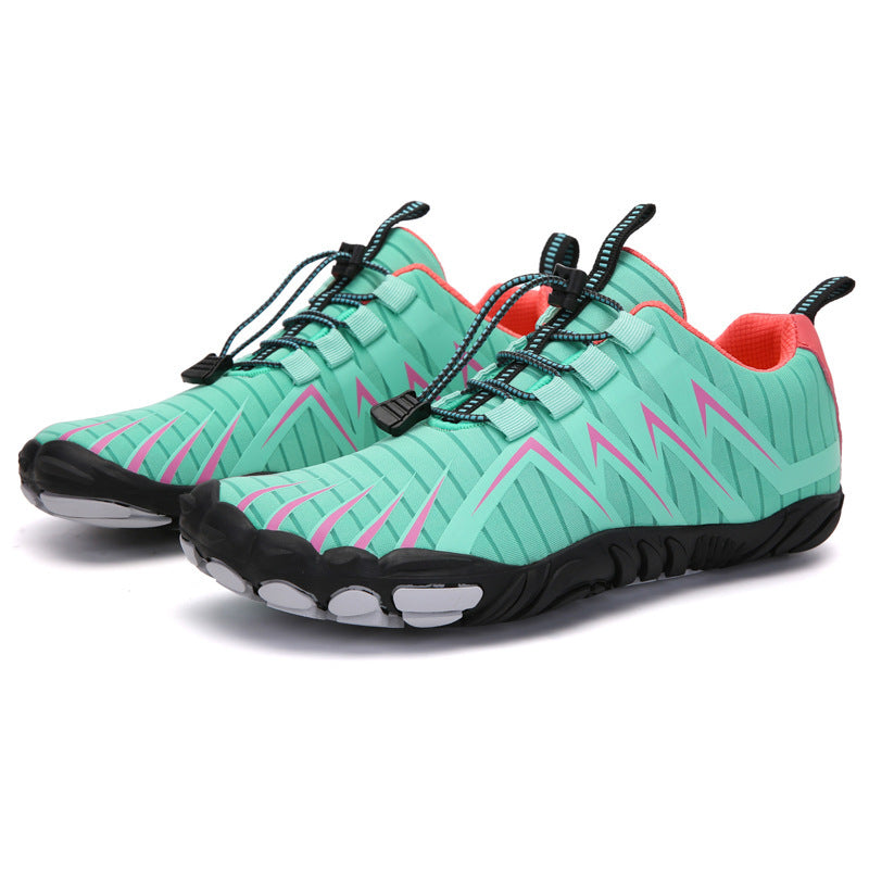 Women's nano elastic aquasport shoe with quick pull closure, non-slip rubber sole, and flexible toe protection Mune Fashion