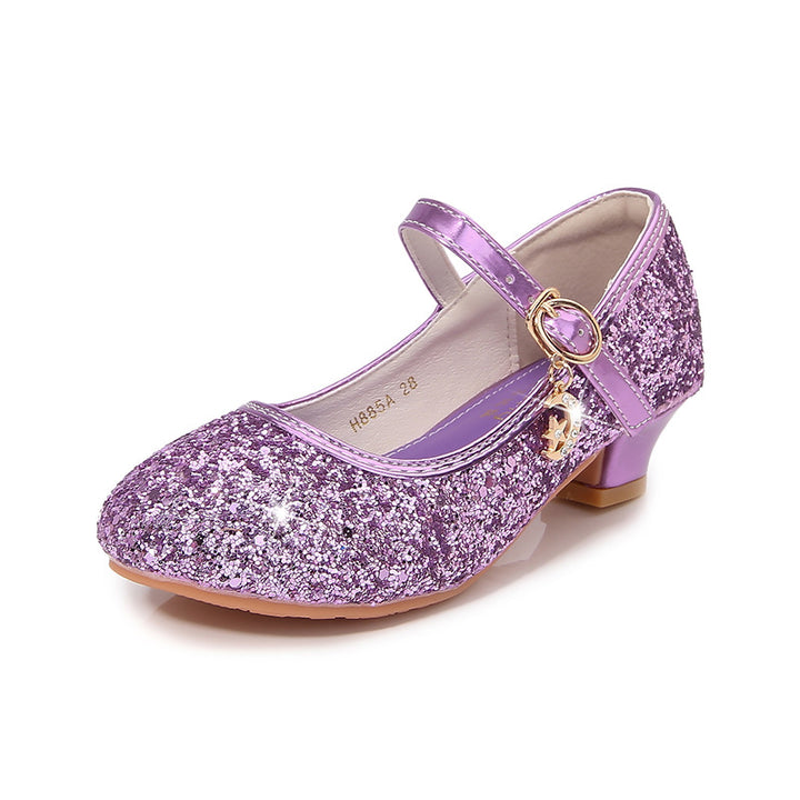 Girls' ballet shoes with adjustable strap and glitter detail Mune Fashion