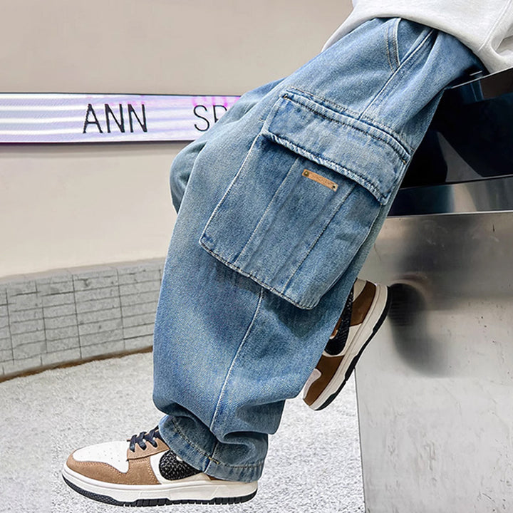Women Cargo Jeans with casual cut Mune Fashion