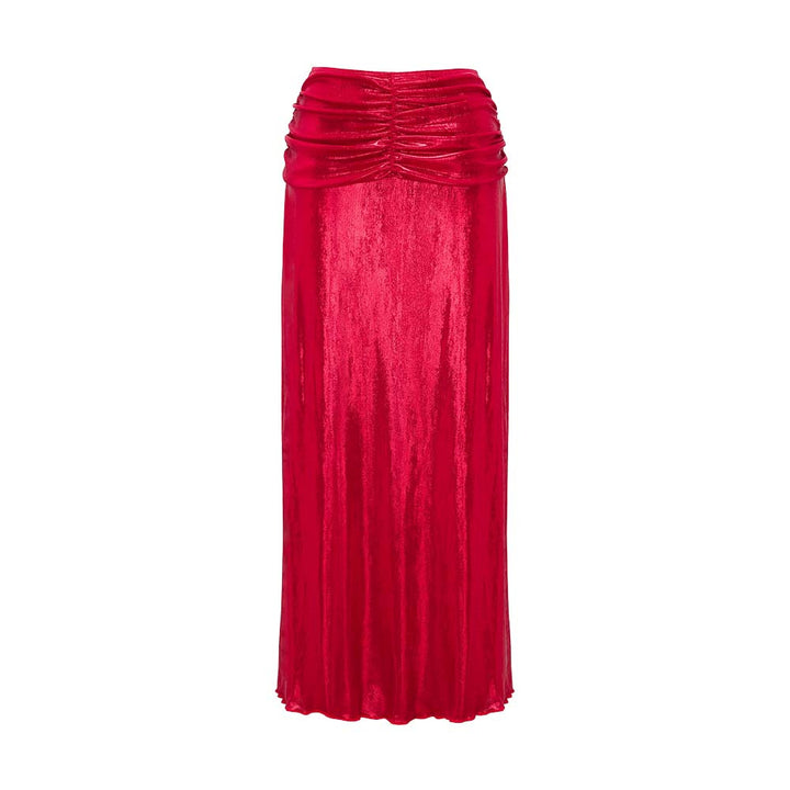 Women's swimsuit with off-shoulder design and elegant skirt Mune Fashion