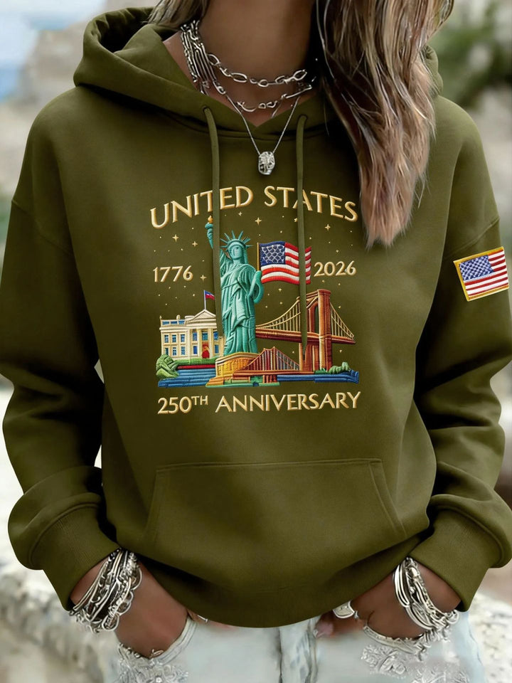 Women's Creative Hoodie with Unique Statuesque Design Mune Fashion