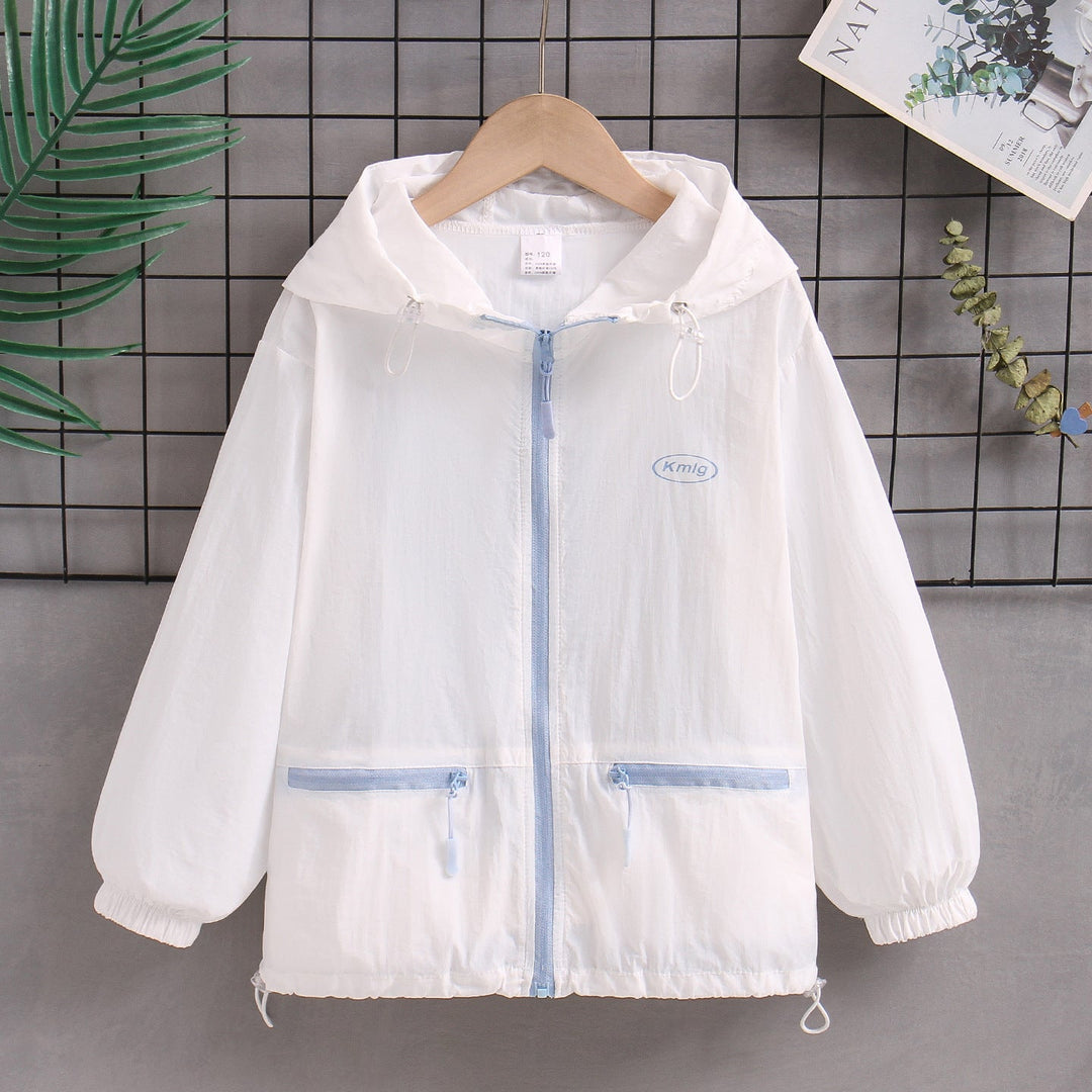 Women's nan ultra-light hooded windbreaker with zippered pockets Mune Fashion