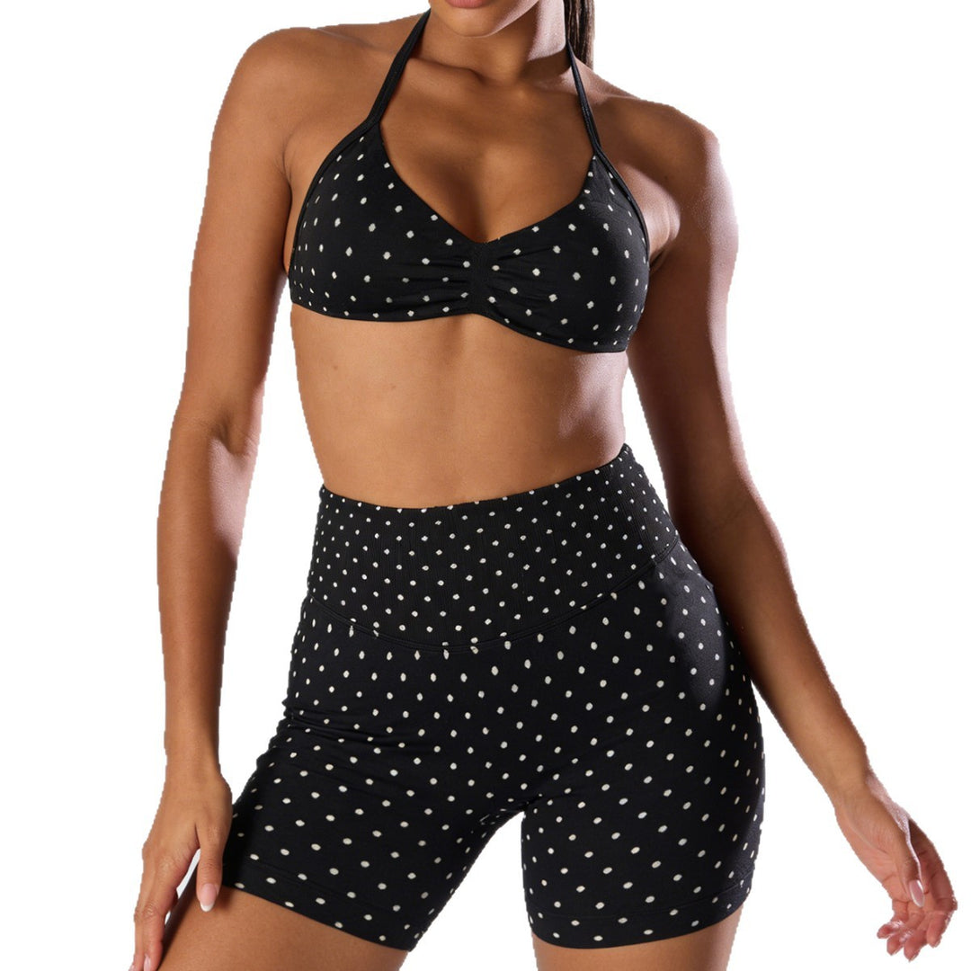 Women's sporty bikini set with high-waisted shorts and elastic support Mune Fashion