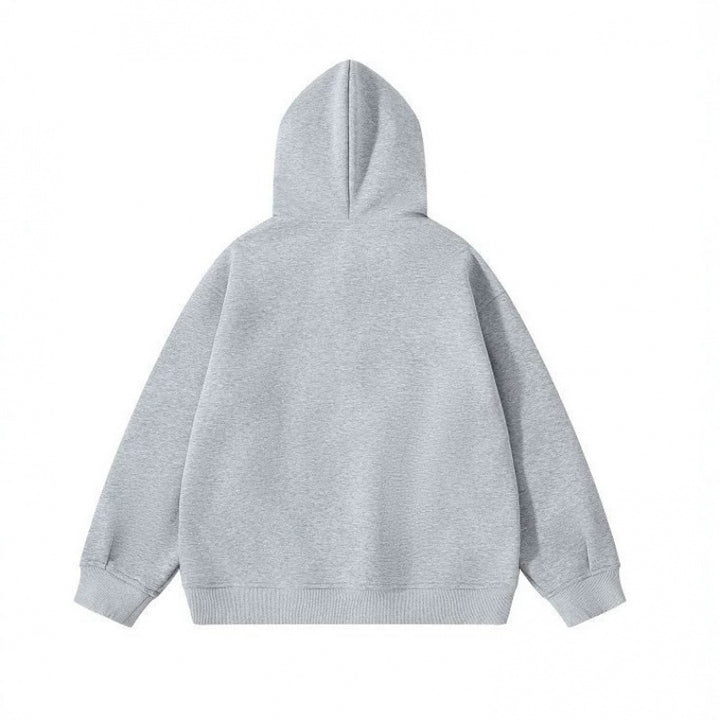 Unisex Oversize Hoodie with integrated shirt collar in layering look Mune Fashion